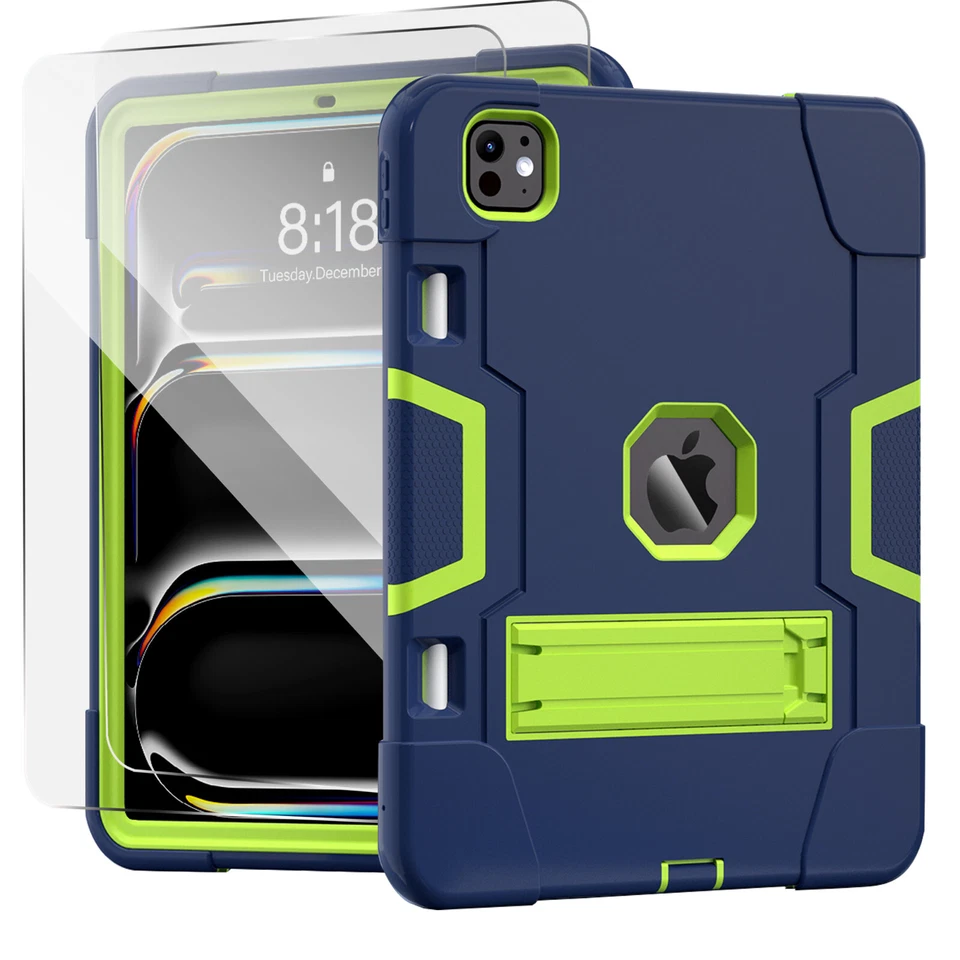 Funda a prueba de golpes para iPad Pro 13 pulgadas 2024-2025 soporte giratorio de alta resistencia Foto 1 de 1