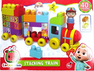 CoComelon 40 Piece Big Blocks Stacking Train Age 18 Month+ New - Picture 1 of 9