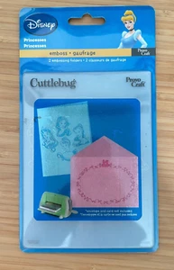 Provo Craft Cuttlebug Disney PRINCESAS, 2 Carpetas de Grabado 37-1709 Nuevo de Lote Antiguo - Imagen 1 de 2