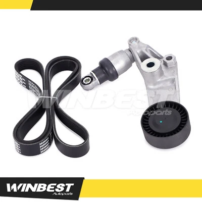 Serpentine Belt Component Kit 90K38286 fit Toyota Corolla Matrix Celica W/O AC - Image 1 of 4