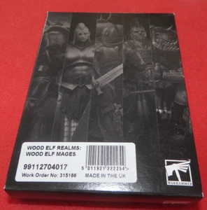 Games Workshop Warhammer Wood Elf Realms Mages Old World Metal New Elves 4 Figs - Picture 1 of 11