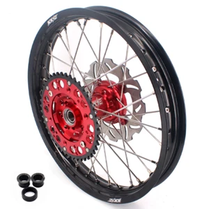 KKE 19" CNC Rear Wheel Rim Fit Honda CRF250RX CRF450RX 2020-2025 CRF450L Red Hub - Picture 1 of 6