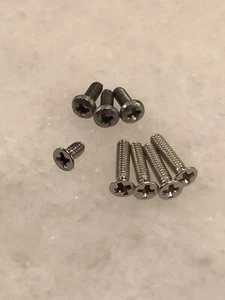 Stainless Steel Screws Set For Emerson CQC-7 Knife Early Nylon Spacer Model 8pcs - Picture 1 of 6