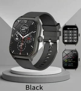 Montre Smart Fitness avec écran tactile complet 2,01 pouces compatible avec iPhone et Android - Photo 1 sur 8