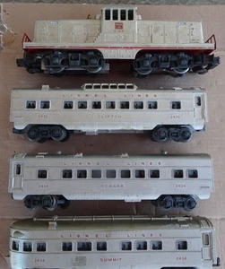 Tough Lionel Set No. 1552 w/ 629 Diesel 2432 2434 2436 Needs Cleaning - Picture 1 of 21