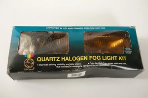 Cal Custom Quartz Halogen Fog Light Kit (UC1/JSF6) Amber Lenses 23150 NOS Car - Picture 1 of 12