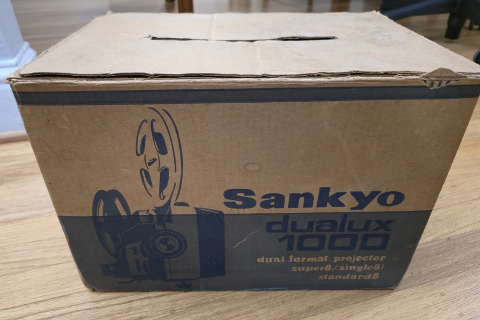 Proyector de película Sankyo Dualux 1000 doble formato S8/R8 mm ¡sin probar en caja! Foto 1 de 4