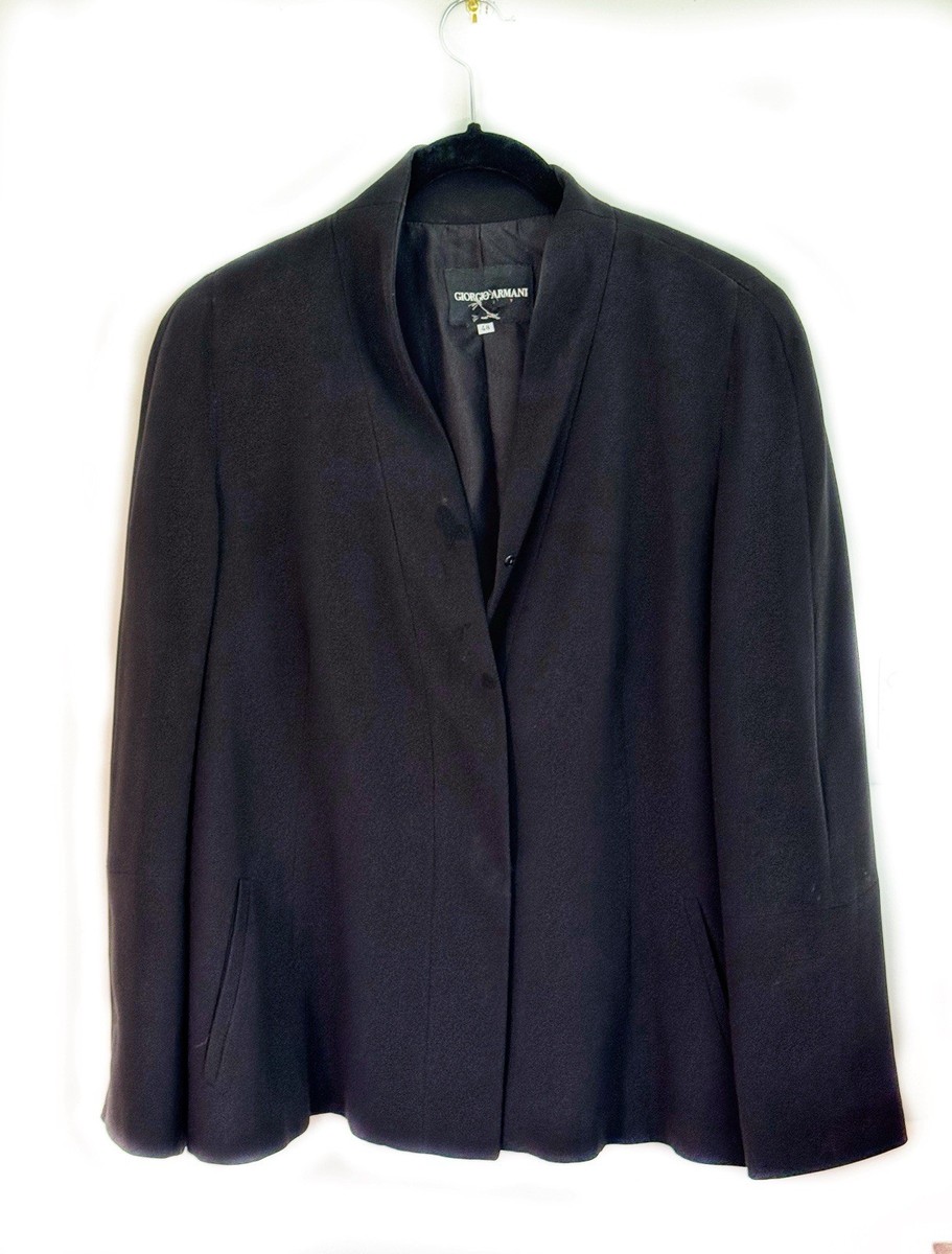 ジャケット Giorgio Armani Silk Blend Lined Blazer Giorgio Armani Red Cashmere and Silk Blazer, Suit Jacket