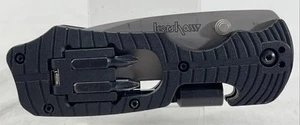 Kershaw Select Fire 3.37 inch Pocket Knife G+G Hawk Design 8Cr13MoV Multi Tool - Picture 1 of 16
