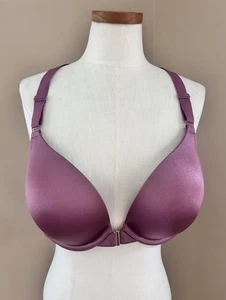 Cacique Bra Lilac Purple 44C 44 C Front Close La Racerback Padded - Picture 1 of 5