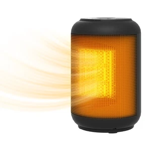 HOMCOM Riscaldatore Regolabile a 3 Modalità con Timer 24h 14x14x21.5 cm Nero - Foto 1 di 10