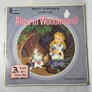 Walt Disney’s Alice in Wonderland Storybook Record LP ST-3909 Darlene Mickey - Picture 1 of 8