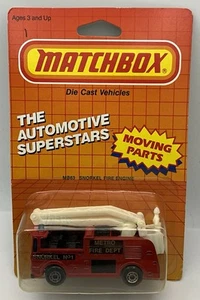 1986 Matchbox Snorkel Fire Engine MB63 - Moving Parts - Picture 1 of 6