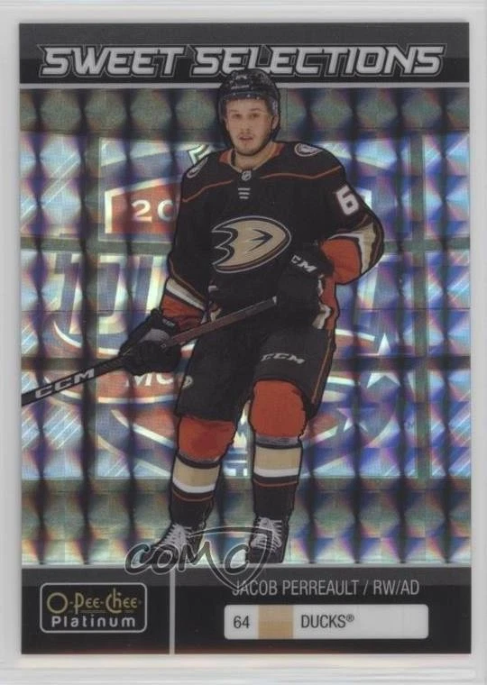 2022 O-Pee-Chee Platinum Sweet Selections Mosaic Jacob Perreault #SS-3 Rookie RC - Image 1 of 2