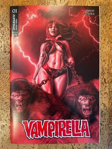 VAMPIRELLA #1 **1:10 CVR ZF FOC SPEARS RED VARIANT** Dynamite, 2025 NM - Picture 1 of 2
