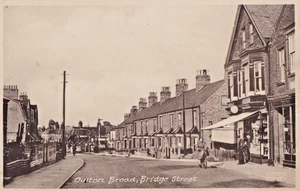 ETU Vintage Postcard, Bridge Street, Oulton Broad, Suffolk - Picture 1 of 1