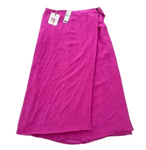 Vintage Tommy Bahama Sarong Wickelrock hellrosa geprägt 100% Seide Gr. 4 NEU - Bild 1 von 6