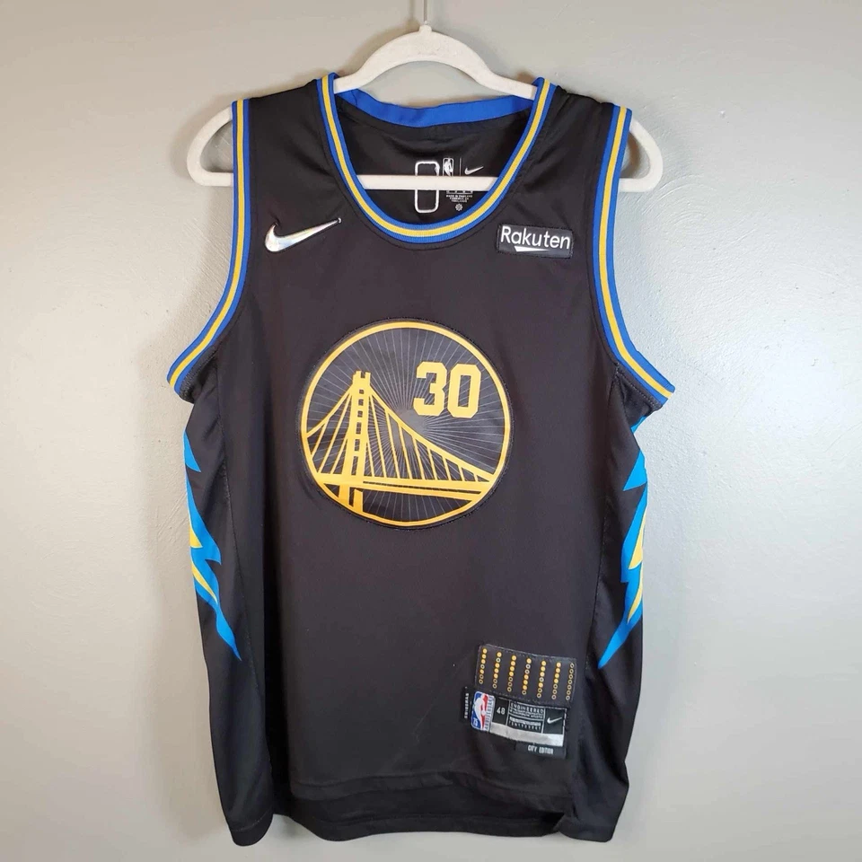 Stephen Curry Golden State Warriors 2021/22 City Edition Swingman Size M 48 - Image 1 of 4