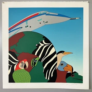 Go Yayanagi "Tonda Enpitsu" Siebdruck, handsigniert, ungerahmt, Ed.95, 1982 - Bild 1 von 7