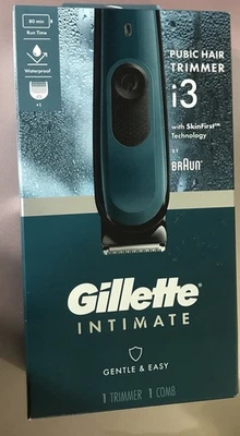 Gillette Intimate i3 мужской электрический триммер для лобковых волос для мужчин водонепроницаемый - Изображение 1 из 4