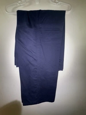 Pantalones chinos Dockers vintage de sarga azul marino para hombre talla 42x34 Foto 1 de 4