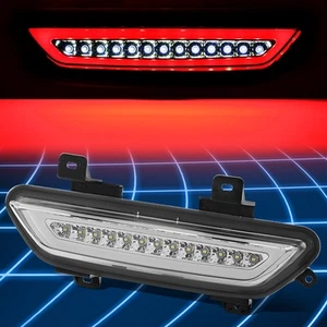 For 15-18 Ford Mustang Chrome LED 3rd Third Brake Light Stop Lamp Replacement - Imagen 1 de 8