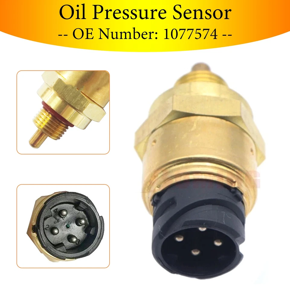 Oil Pressure Sensor 1077574 for Volvo VHD VN VNL VNM 2003-2008 D12 12.1L A16 - Image 1 of 4