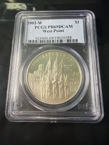 2002 W West point commemorative dollar PR 69 DCAM - Picture 1 of 2