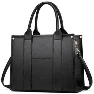 The Tote Bag Crossbody Purses for Women Shoulder Bag Handbags PU Leather Top ... - Picture 1 of 8