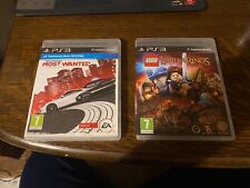 2 x PS3 CD For Spares Or Repairs MOST WANTED / LORD OF THE RINGS