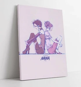 REPRODUCCIÓN DE PÓSTER MANGA NANA & HACHI ANIME - DECORACIÓN DE IMPRESIÓN DE ARTE DE PARED DE LONA - Imagen 1 de 2