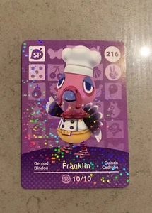 216 FRANKLIN Series 3 Animal Crossing Amiibo Card #216 Authentic ACNH - Picture 1 of 1