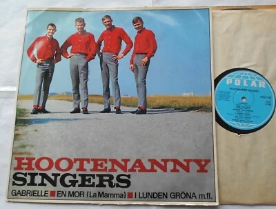 SWEDEN!!! HOOTENANNY SINGERS Gabrielle ORIG 1964 Pre ABBA FOLK LP POLAR Foto 1 de 3