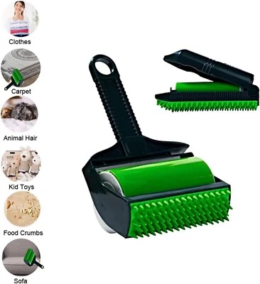 Rodillo de pelusa 2 piezas rodillo pegajoso rodillo depilador para mascotas cepillo depilador para mascotas Foto 1 de 4