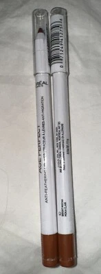 LOreal Paris Age Perfect AntiFeathering Lip Liner 10 Bright Mocha 2 Pack - Image 1 of 2