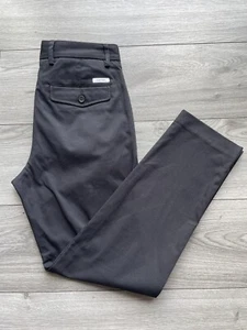 Pantalón para mujer Calvin Klein ajuste cónico elástico negro talla 46 UK 12 - Imagen 1 de 14