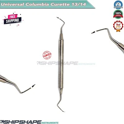 Dental 13-14 Columbia Curette Universal Cálculo Periodontal Placa Quiste Removedor Foto 1 de 4