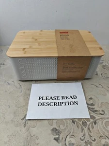 BODUM Bistro Bread Box with Bamboo Cutting Board (BPA-Free Plastic (READ) - Picture 1 of 9