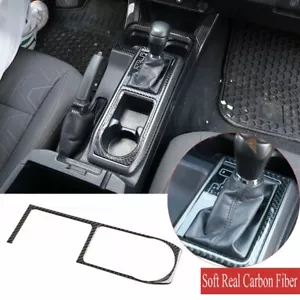 Carbon Fiber Central Control Gear Shift Panel Trim Kit For Toy@ta Tacoma 2015-20 - Foto 1 di 12