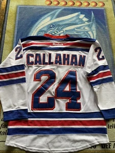New York Rangers Ryan Callahan #24 Reebok XXL White NHL Hockey Jersey Stitched - Picture 1 of 8