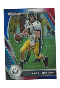 Aaron Rodgers 2021 Panini Prizm Draft Pick Red, White, Blue Prizm Card, # 15,  - Picture 1 of 2