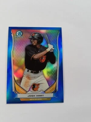 2014 Bowman Draft Top Prospects Chrome Blue Refractor /399 Josh Hart #CTP-57 - Image 1 of 2