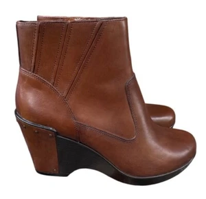 Bota de cuña Dansko Faith marrón brandy cuero antiguo talla 40 EUR - Imagen 1 de 12