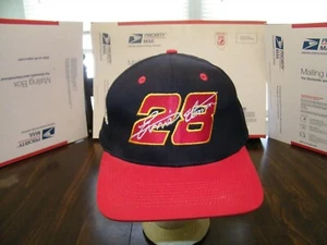 Ernie Irvan #28 THE ROCKET MAN RETURNS GREEN UNDER BRIM NASCAR CAP NOS NO TAG - Picture 1 of 6