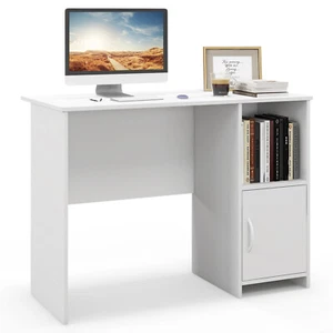 42" Modern Computer Workstation with Open Compartment & Cabinet Study Room - Picture 1 of 8
