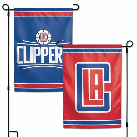 LOS ANGELES CLIPPERS DOUBLE SIDED GARDEN FLAG 12"X18" NBA YARD BANNER Cover