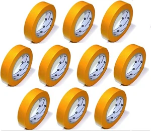 10x Goldband // 30mm x 50m // Abdeckband (soft) Maler Washi Tape - Bild 1 von 8