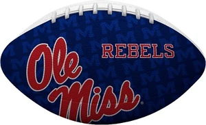 Rawlings NCAA Gridiron Talla Junior Fútbol Mississippi State Bulldogs Ole Miss - Imagen 1 de 2