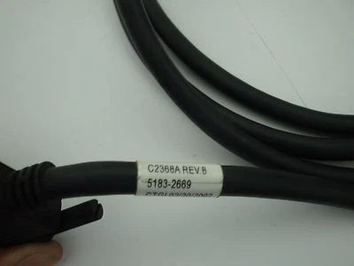 SCSI Cable 8 Foot 2.5M meter 50 Pin  to VHDCI Black 5183-2669  C2368A - Image 1 of 4