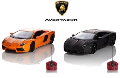 Official Lamborghini Aventador Remote Control Car Scale 1.24 RC 5 Function 27Mhz - Image 1 of 4